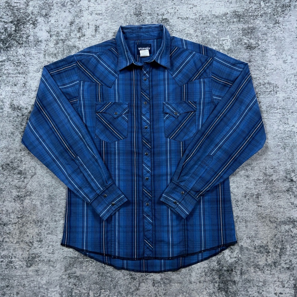 Vintage Wrangler Pearl Snap Western Shirt